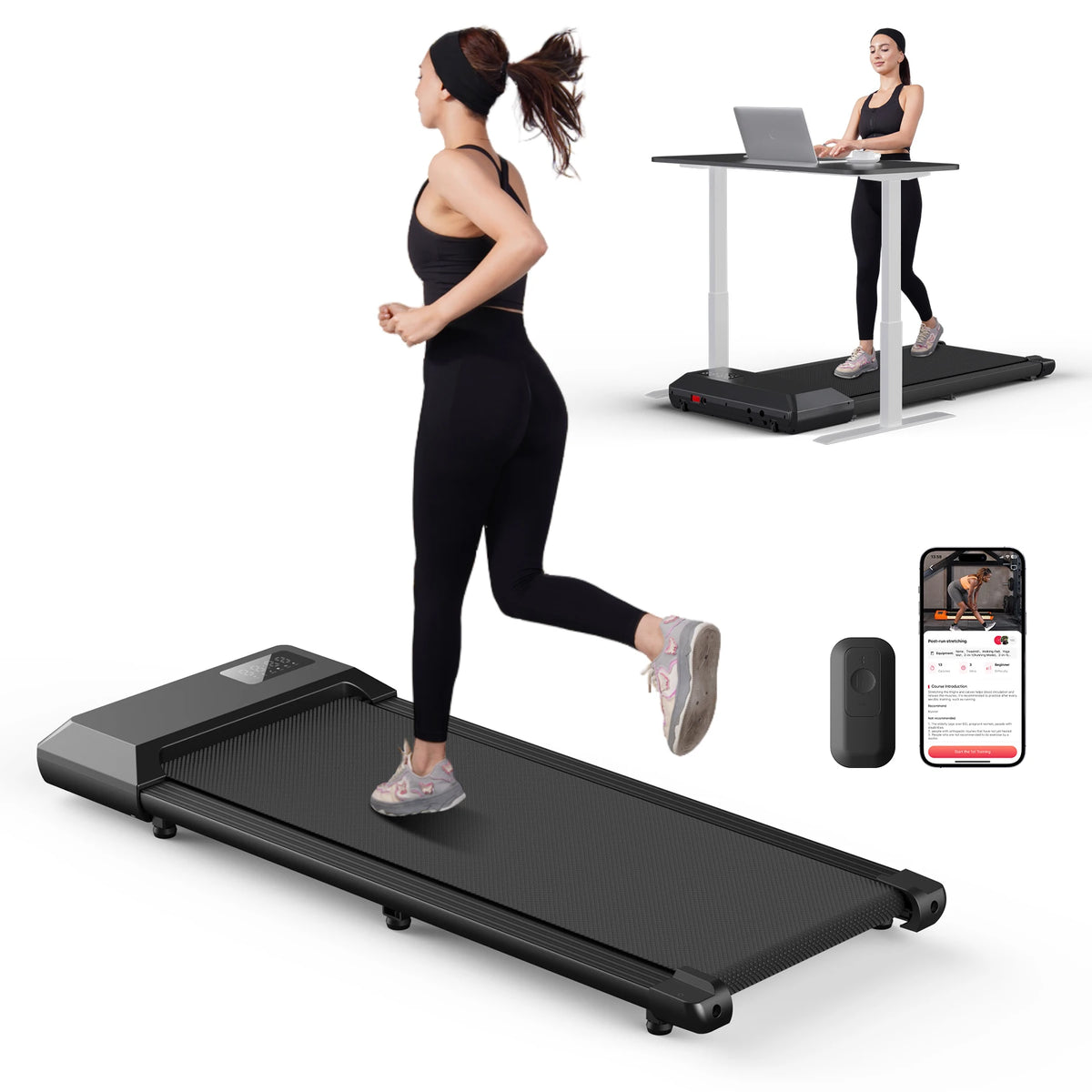 Superun 2.5HP Home Treadmill With LCD Display And Bluetooth