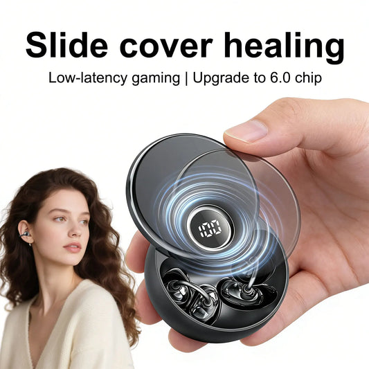 SHUKE Open Ear Clip True Wireless Bluetooth Headphones With Case