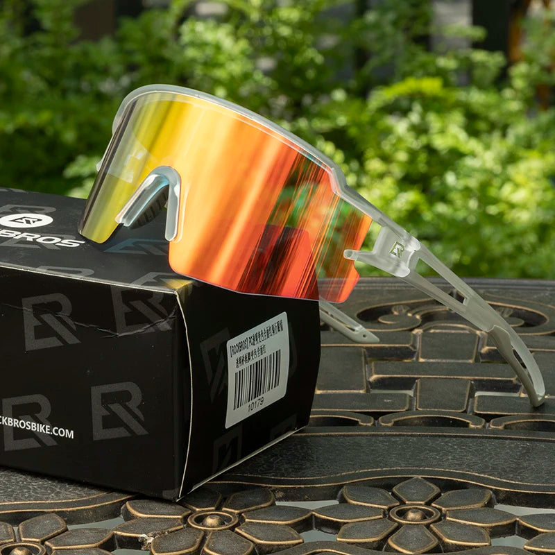 RockBros Photochromic Cycling Glasses UV400 Sunglasses for MTB Road