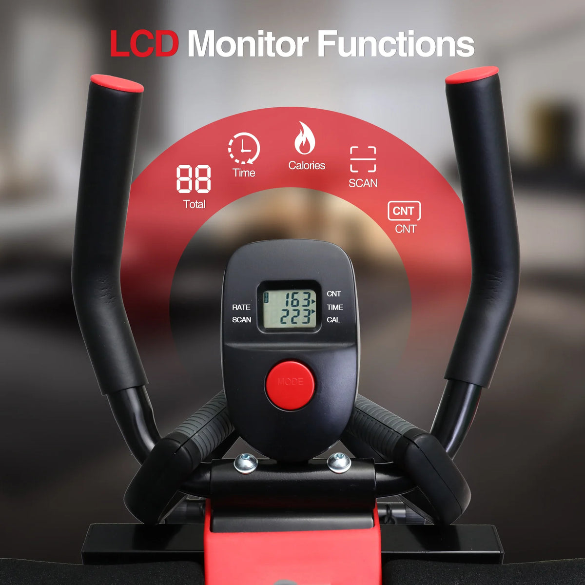 Foldable Adjustable Dual Track Abdominal Cruncher With Resistance Bands