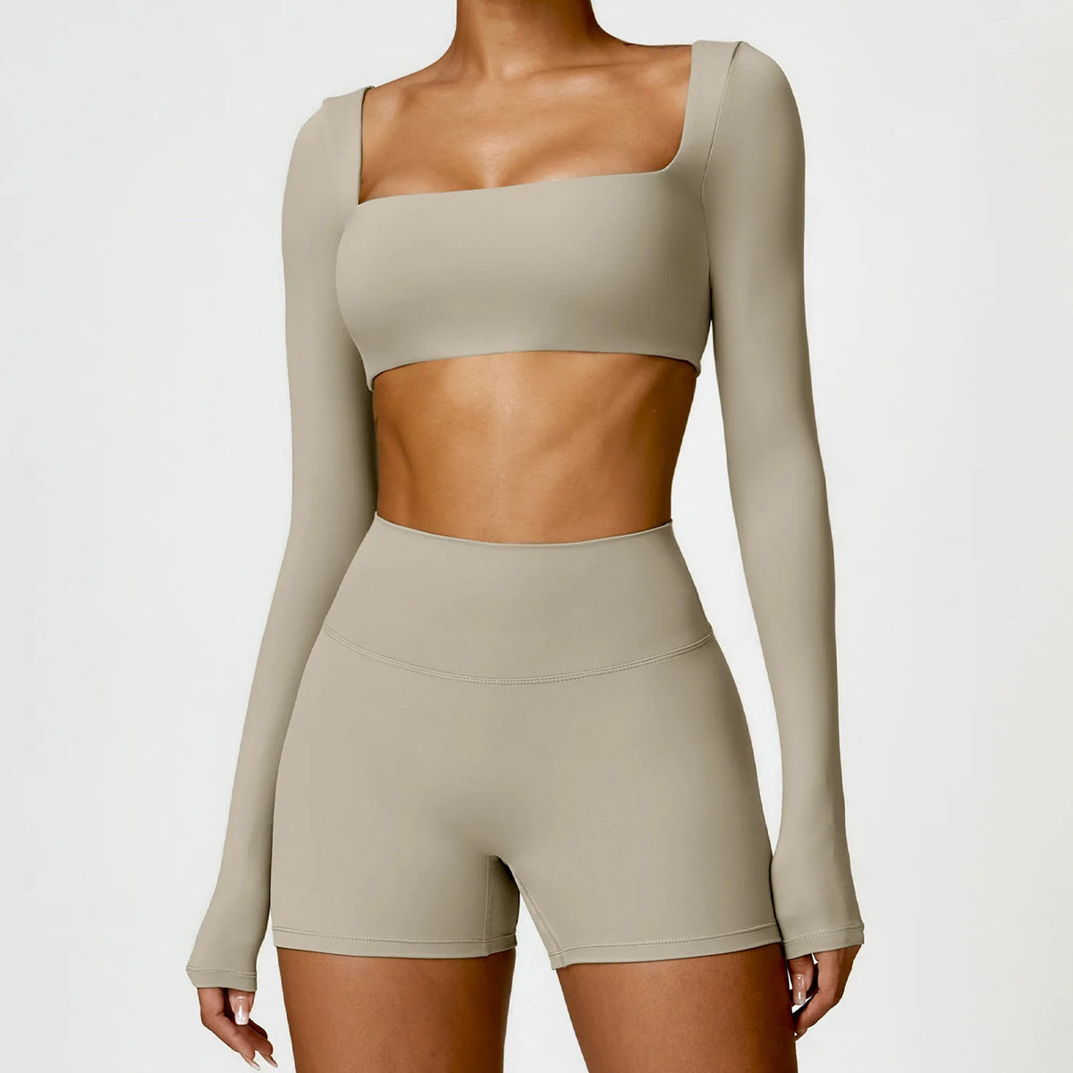 Hearuisavy Women Quick Dry Two Piece Yoga Fitness Athletic Set