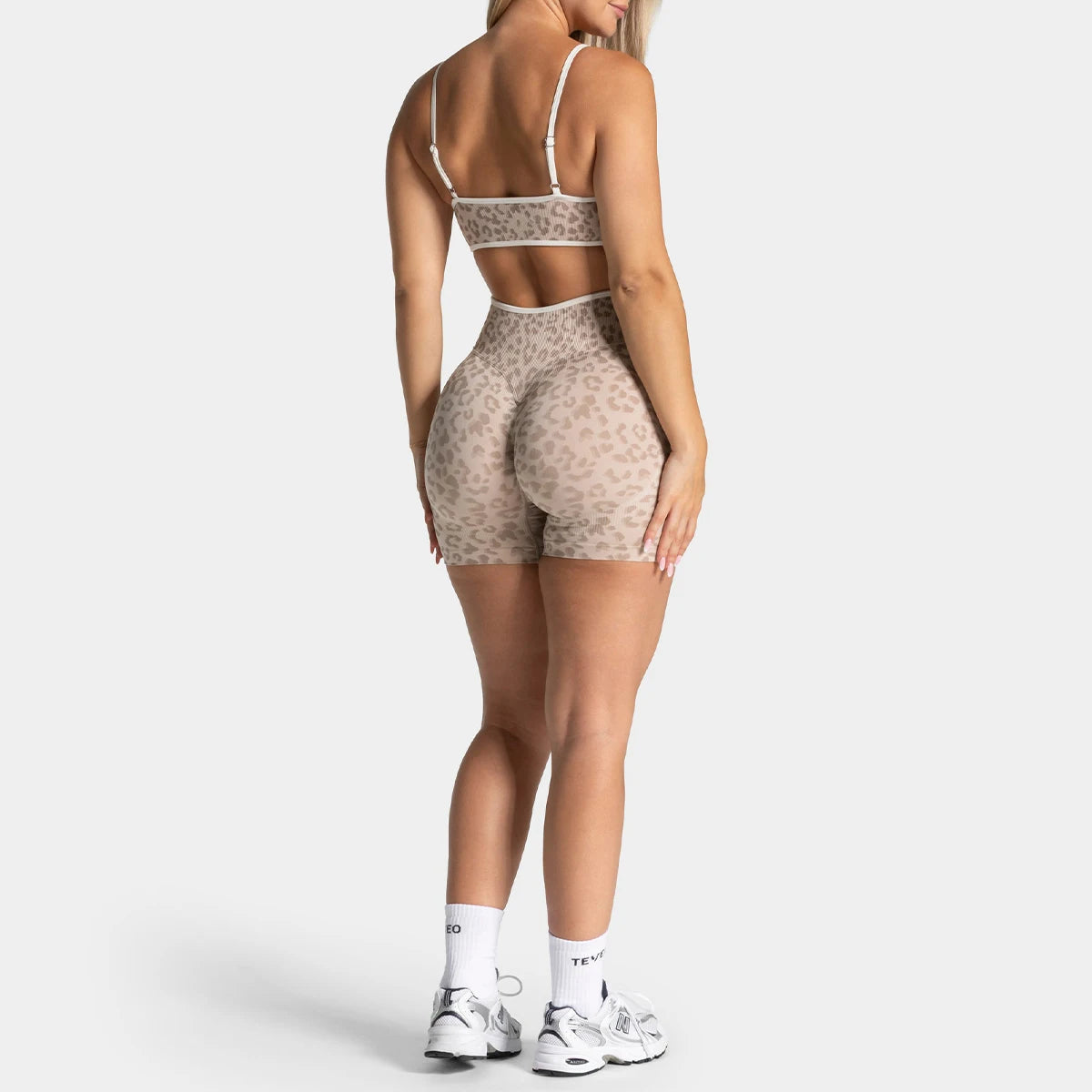 Women High Waist Biker Shorts With Adjustable Sports Bra