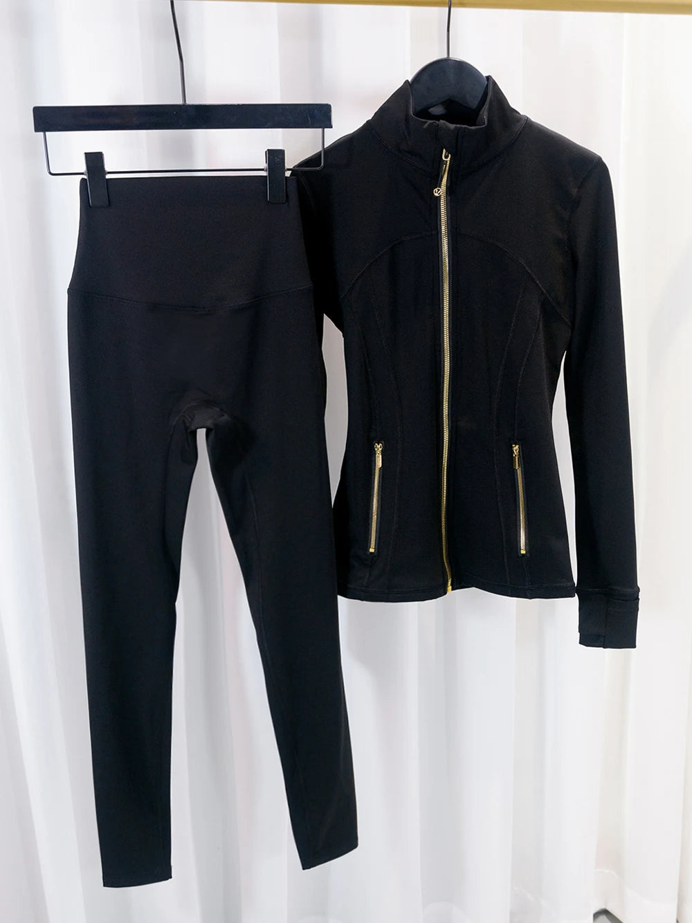 Lulu Flora Women Quick Dry Jacket And Yoga Pants Set