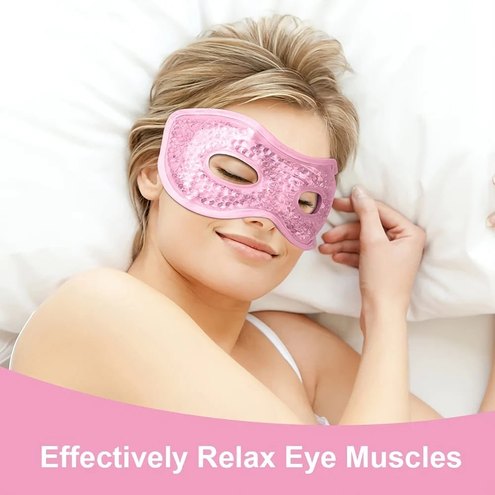 Reusable Cooling Gel Eye Mask For Puffiness And Swelling Relief