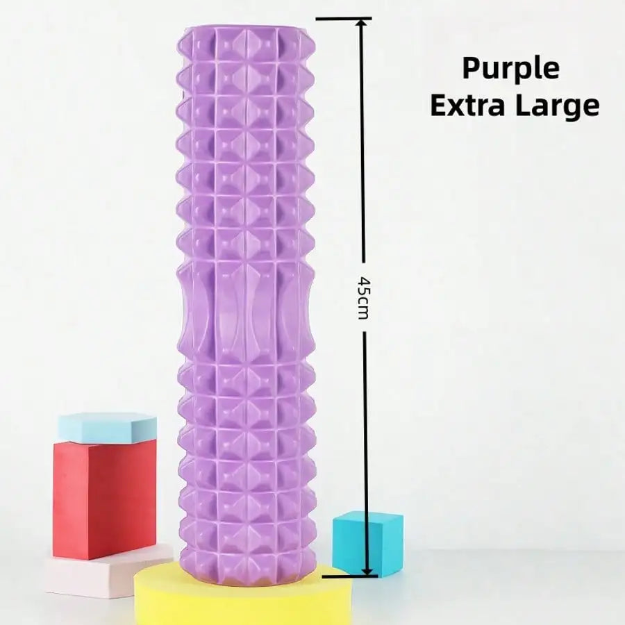 Textured Foam Massage Roller For Muscle Relaxation And Fitness Training