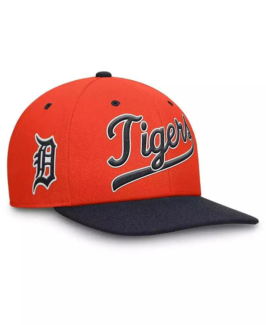 Unisex Detroit Tigers Quick-Dry Adjustable Snapback Cap Navy Blue Sports Cap for Running and Active Lifestyle
