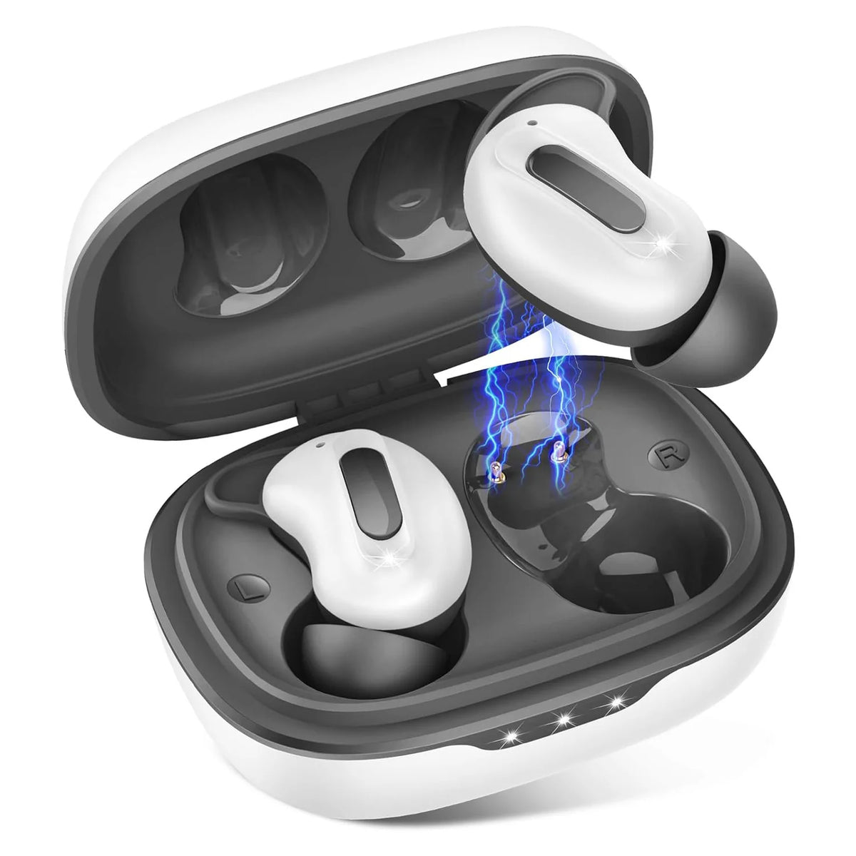 Kuizil Mini Sleep Earbuds ANC Noise Canceling Bluetooth 48H Battery