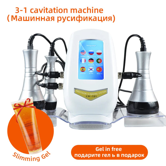 MISSHEART 3 In 1 Beauty Body Slimming Massager Cavitation Machine