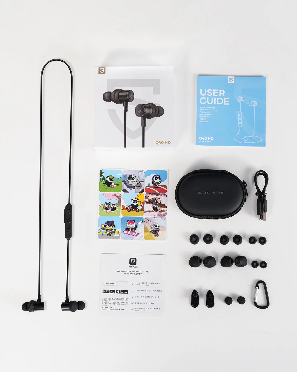 SoundPEATS Q40 HD Wireless Earbuds Bluetooth 5.4 Dynamic EQ IP67