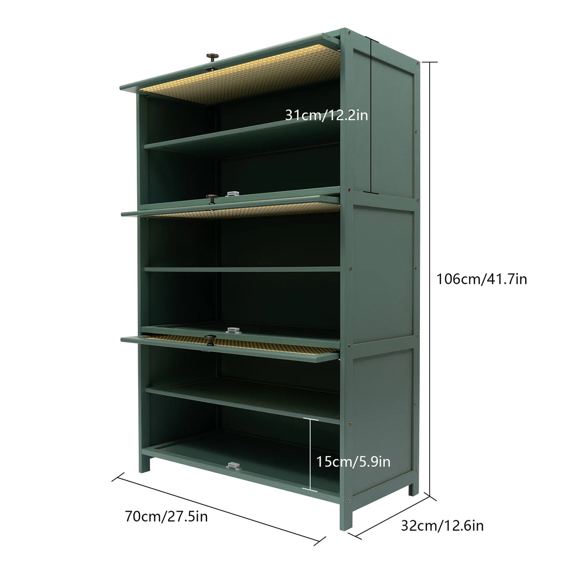 7 Tiers Shoe Organizer 106*70/80cm Shoe Rack Cabinet Shoe-shelf Shelves Freestanding Living Room Furniture For Shoe Organising