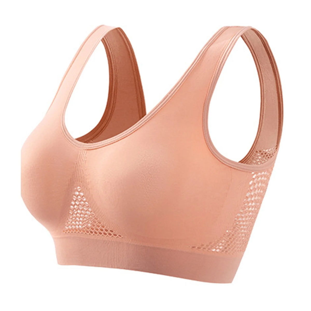 Womens High Support Racerback Sports Bra For Running Yoga Fitness