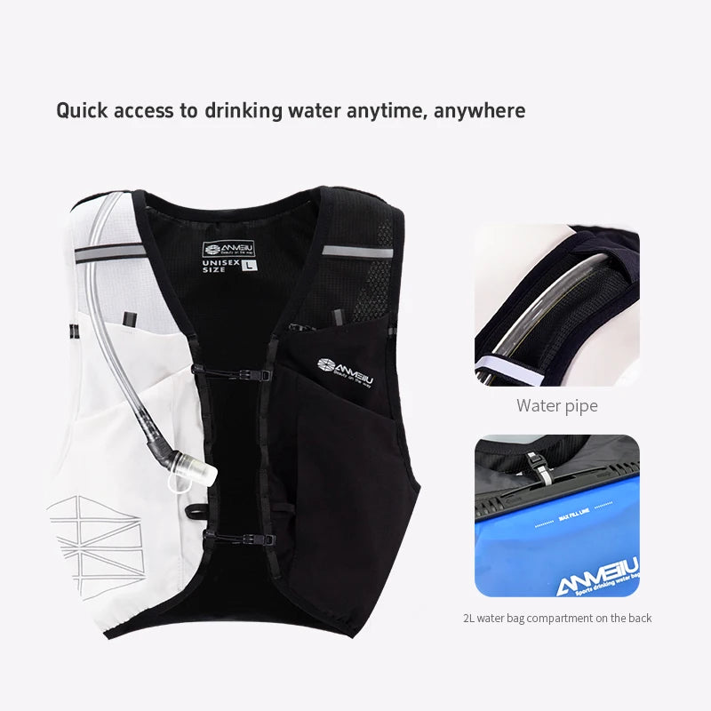 Anmeilu Lightweight Hydration Backpack Vest For Trail Running Hiking