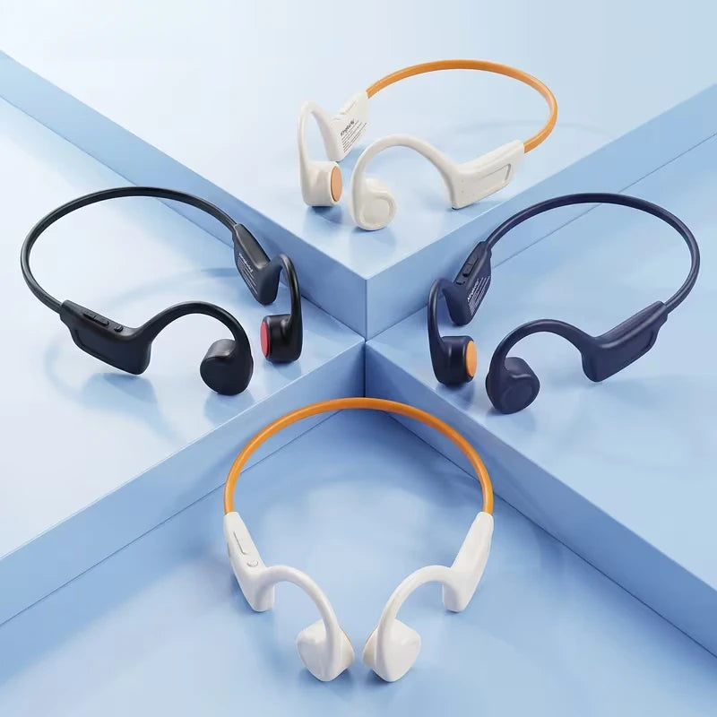 Wireless Bone Conduction Headphones With Microphone And Bluetooth 5.3
