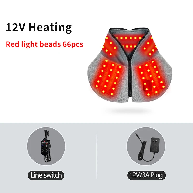 Red Light Heating Pad For Neck And Joint Pain Relief