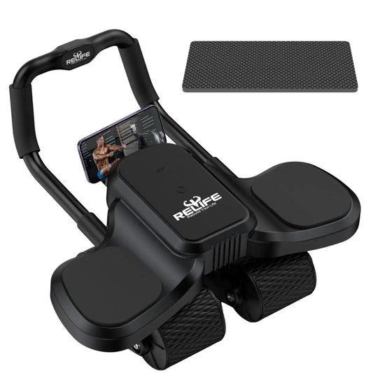 Relife Four Wheel Ab Roller With Automatic Rebound System