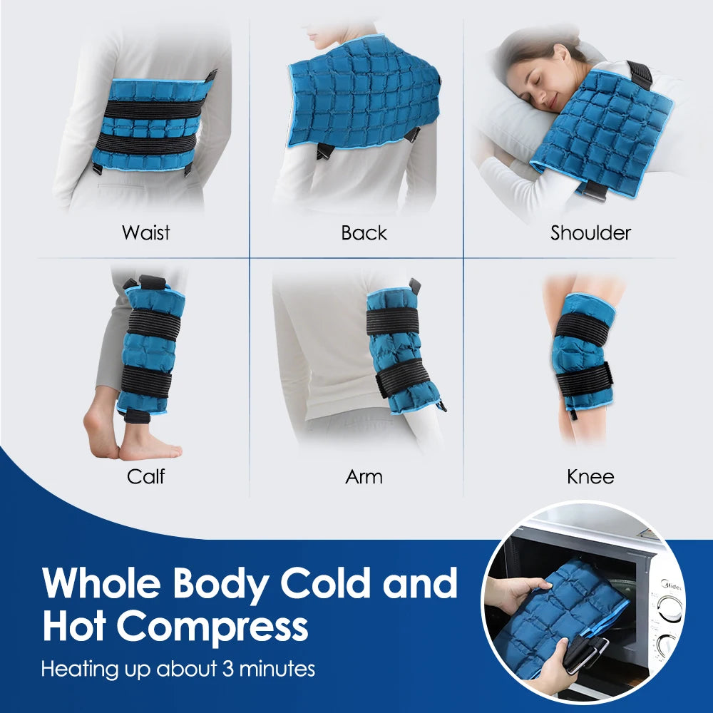 Hailicare Reusable Hot And Cold Compress Wrap For Muscle Relief