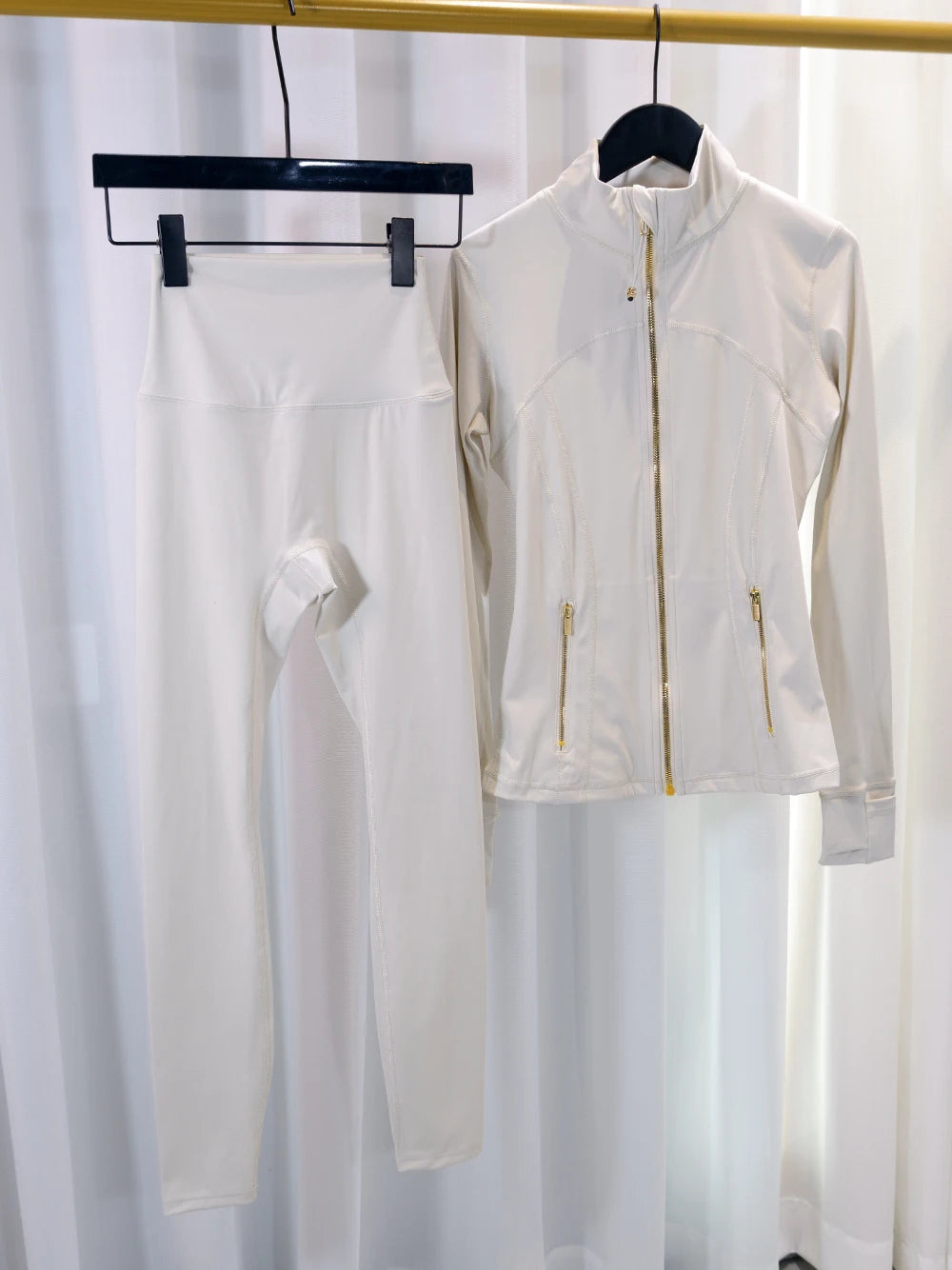 Lulu Flora Women Quick Dry Jacket And Yoga Pants Set