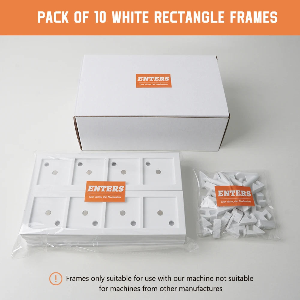 Wonderful Blank Photo Frames Magnetic Refrigerator Inserts Set Of 10