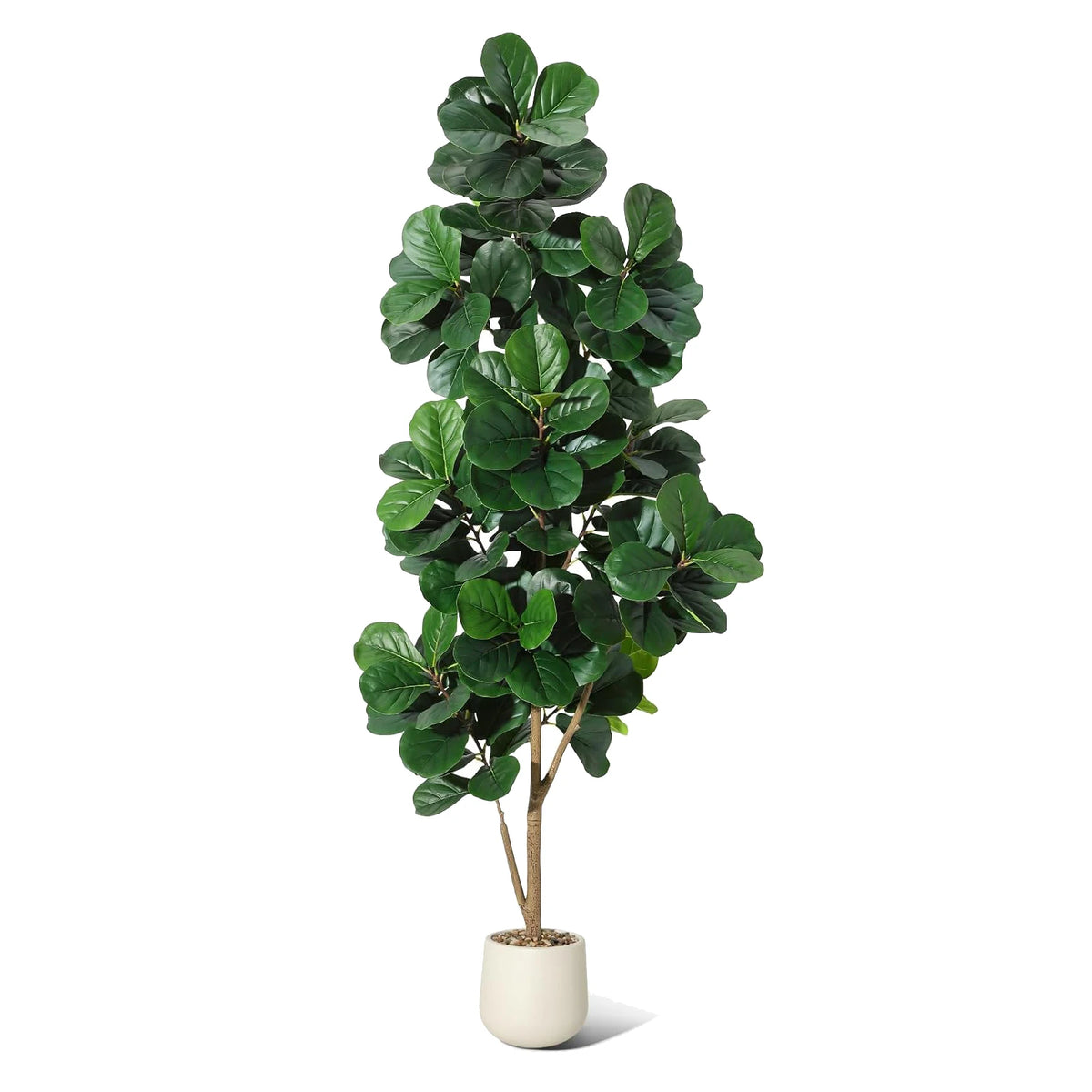 HiMISS Fiddle Leaf Fig Tree Artificial in Planter Pot Decor