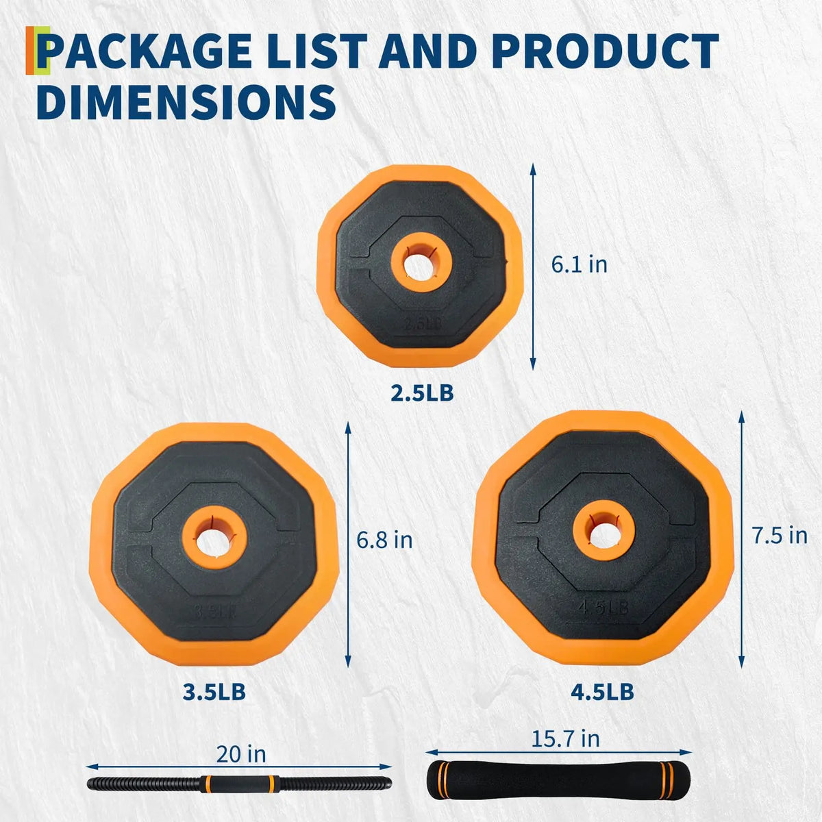 Adjustable Dumbbells 4 In 1 Home Gym Free Weight Set