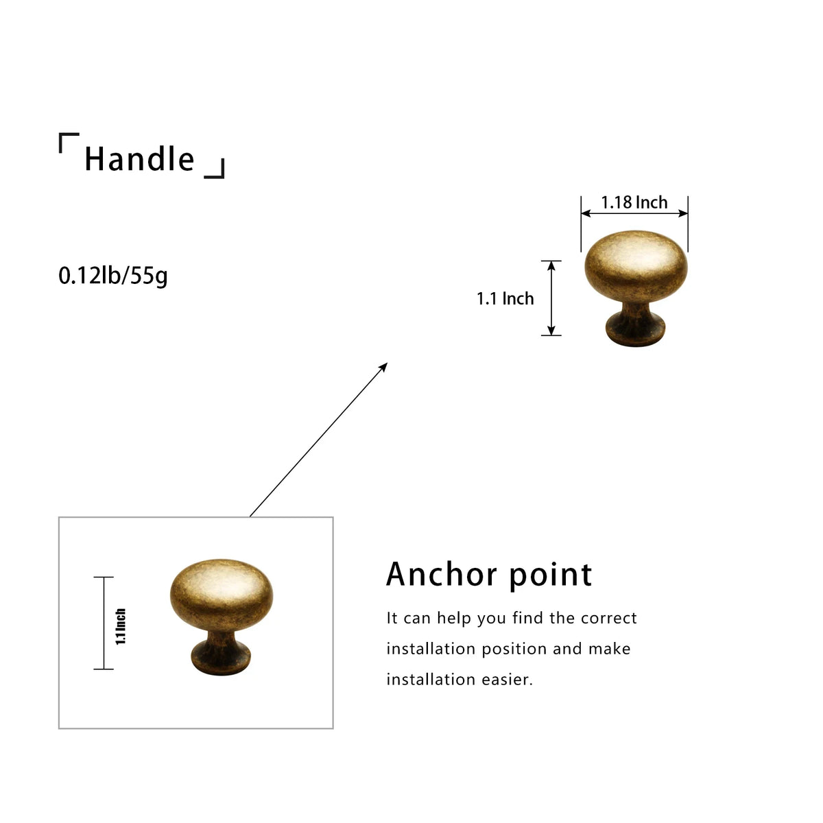 TONA Cabinet Handles And Knobs Set European Style Zinc Alloy