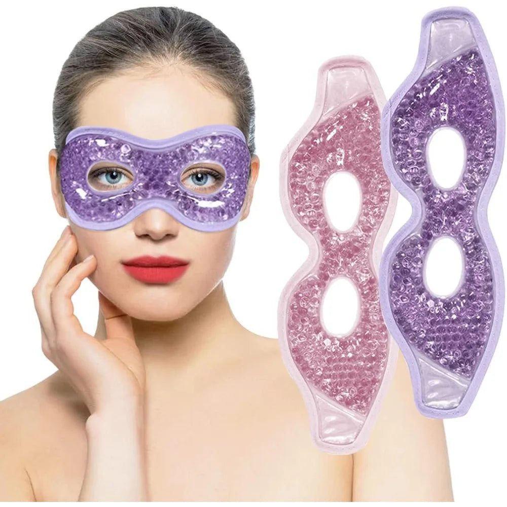 Reusable Cooling Gel Eye Mask For Puffiness And Swelling Relief
