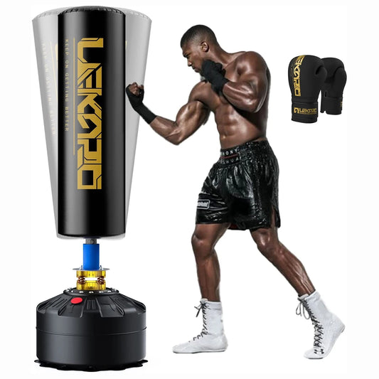 Lekaro Standing Boxing Post With Gloves And Suction Cup