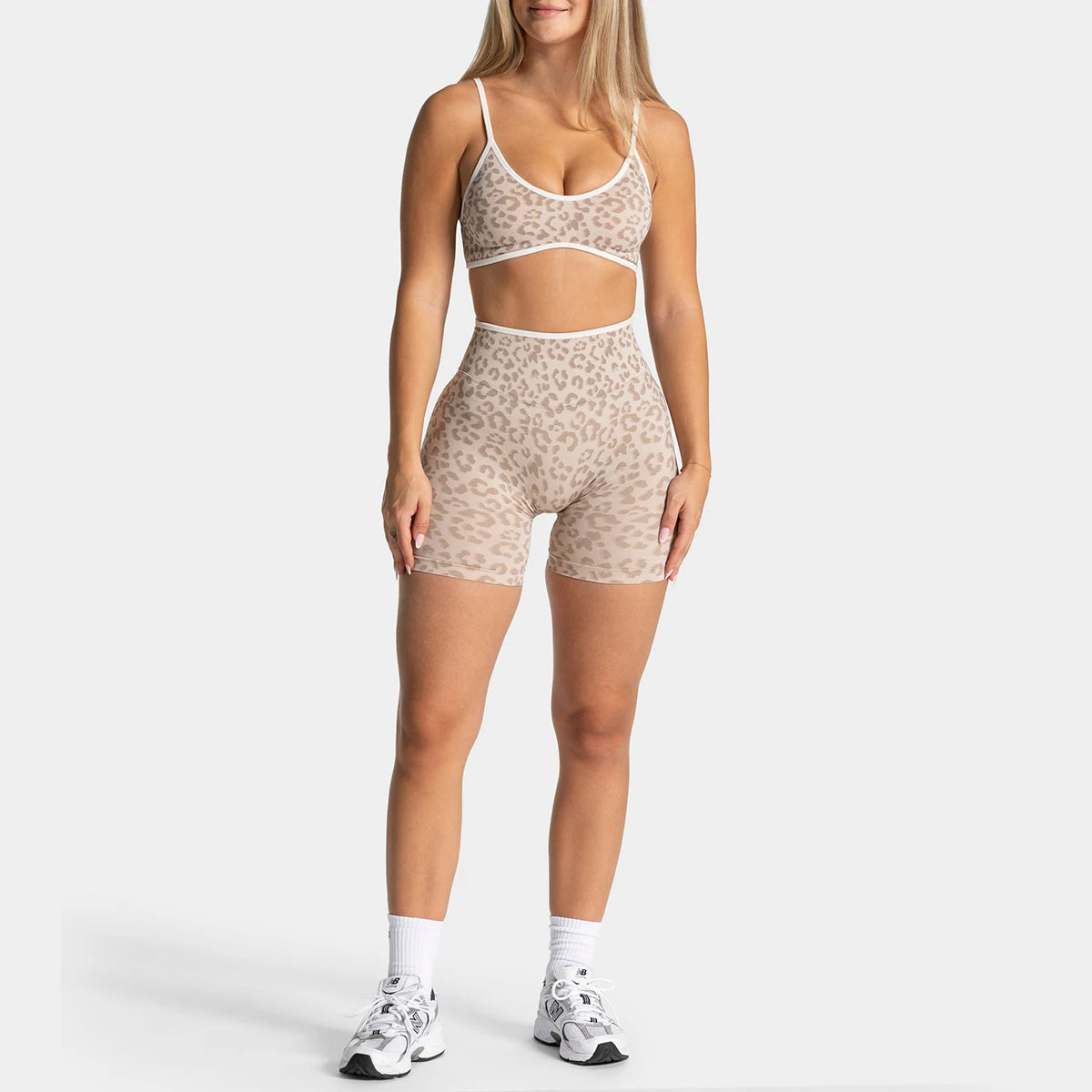 Women High Waist Biker Shorts With Adjustable Sports Bra