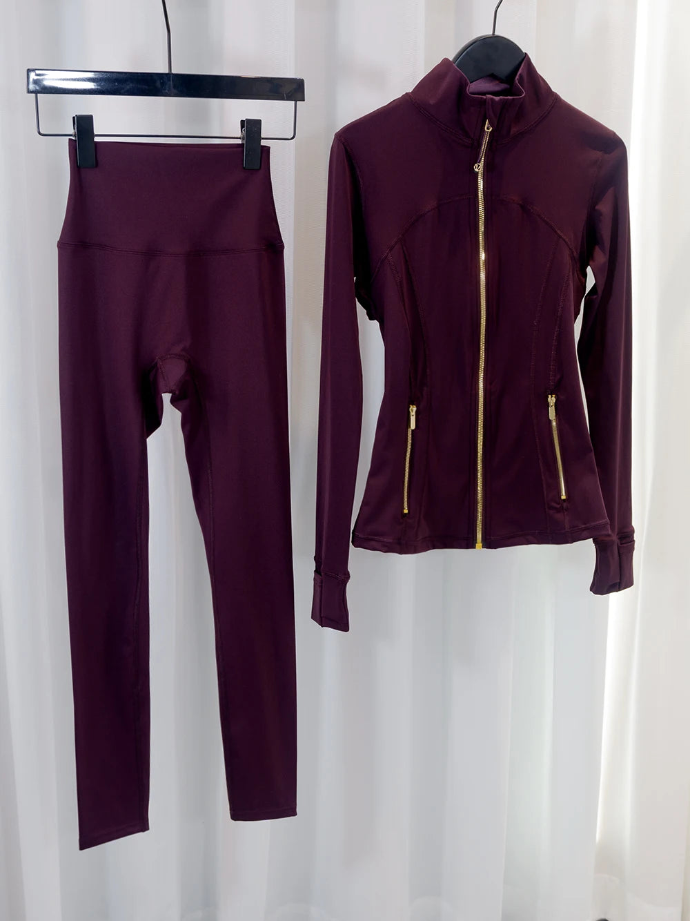 Lulu Flora Women Quick Dry Jacket And Yoga Pants Set