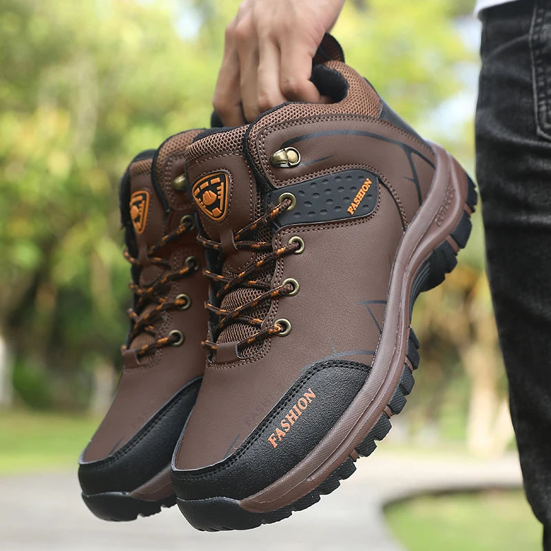 Big Running Men Waterproof Hiking Boots Outdoor Shoe