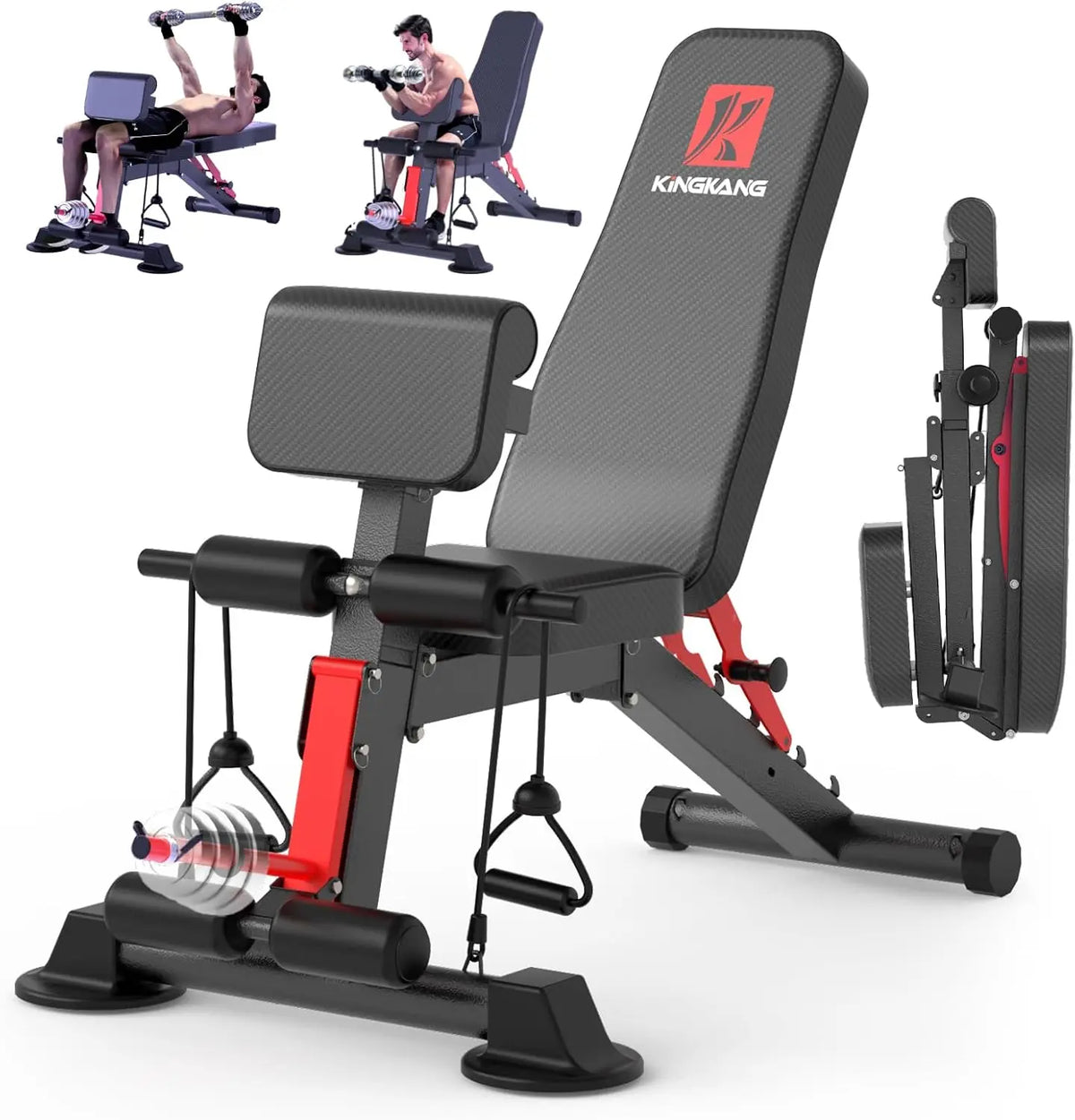 Foldable Pre Assembled Dumbbell Bench With Adjustable Levels