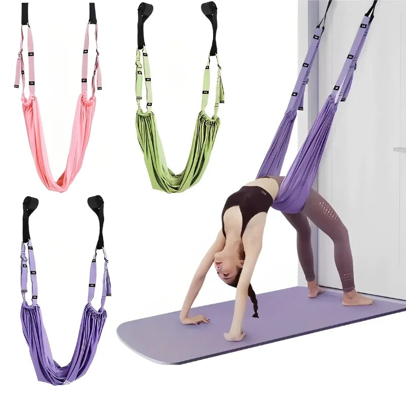 Adjustable Aerial Yoga Strap Pull Rope For Full Body Stretching