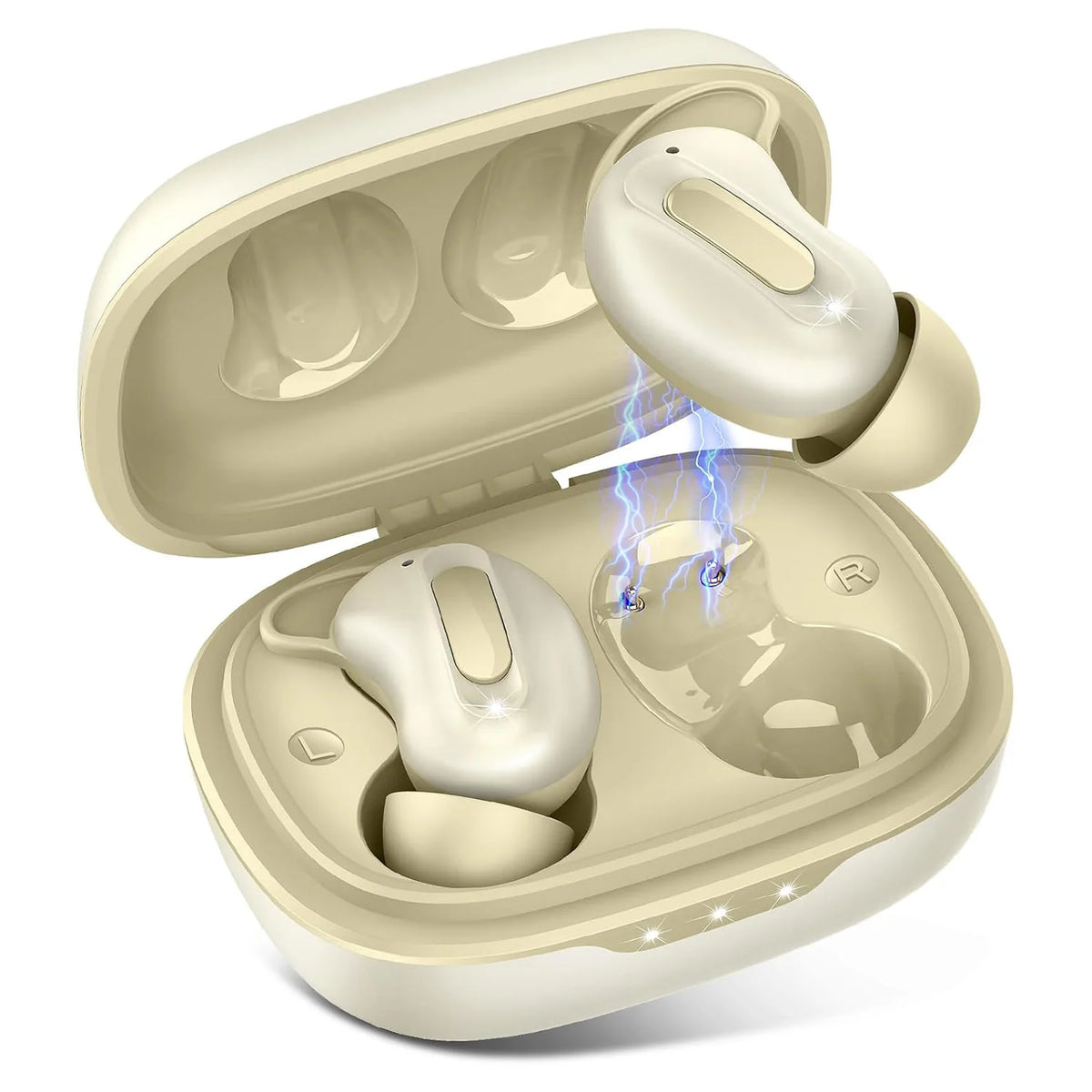 Kuizil Mini Sleep Earbuds ANC Noise Canceling Bluetooth 48H Battery