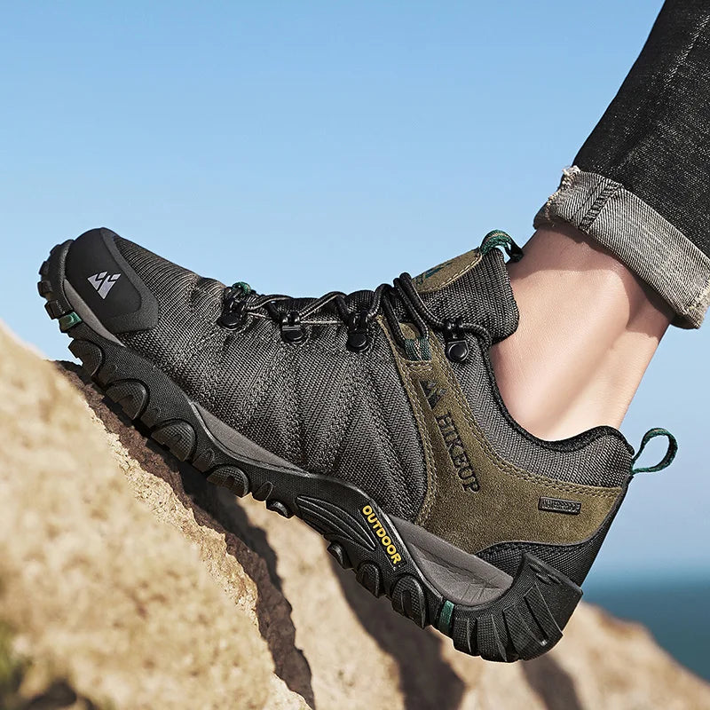 HIKEUP Men's Lightweight Non Slip Breathable Outdoor Hiking Shoes