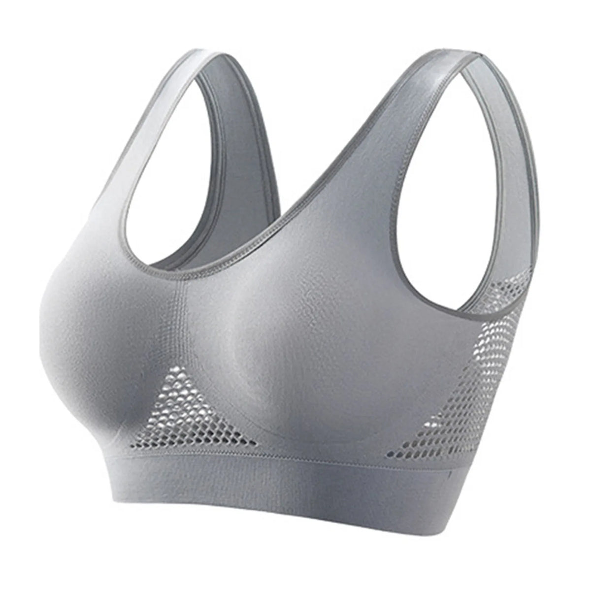 Womens High Support Racerback Sports Bra For Running Yoga Fitness