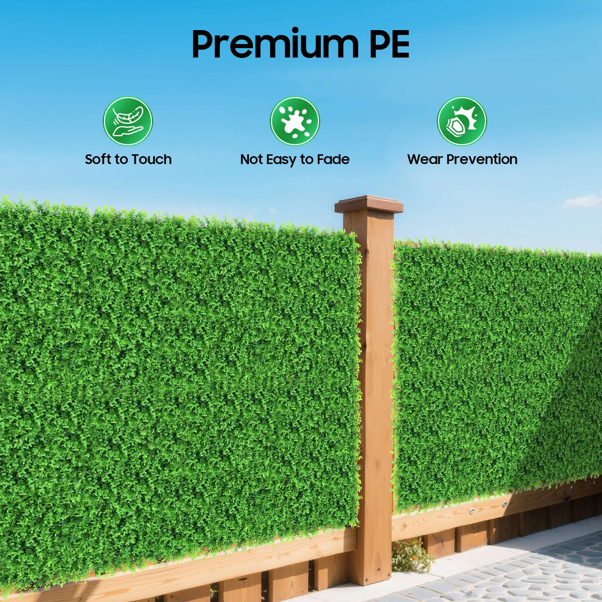 Artificial Boxwood Plant Wall Panel For Home Garden Decoration
