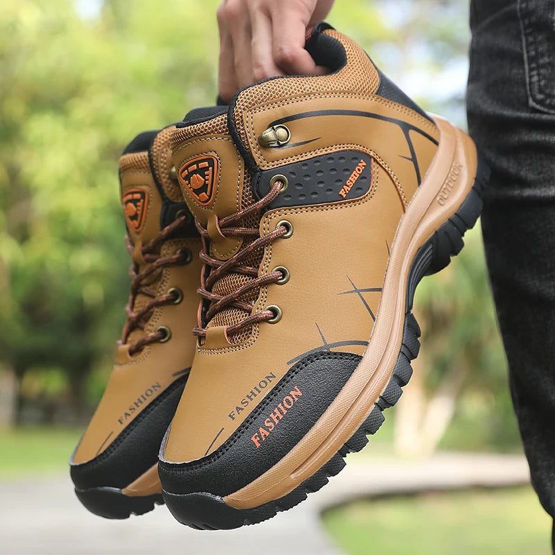 Big Running Men Waterproof Hiking Boots Outdoor Shoe