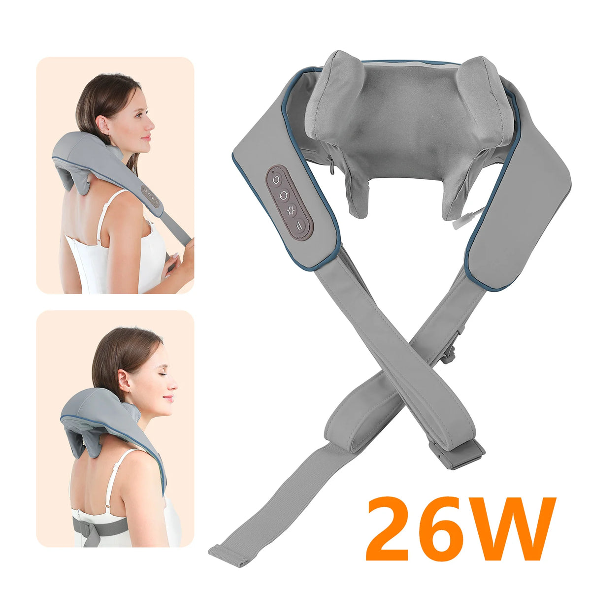 Foreverlily Wireless Neck and Shoulder Kneading Massage Shawl