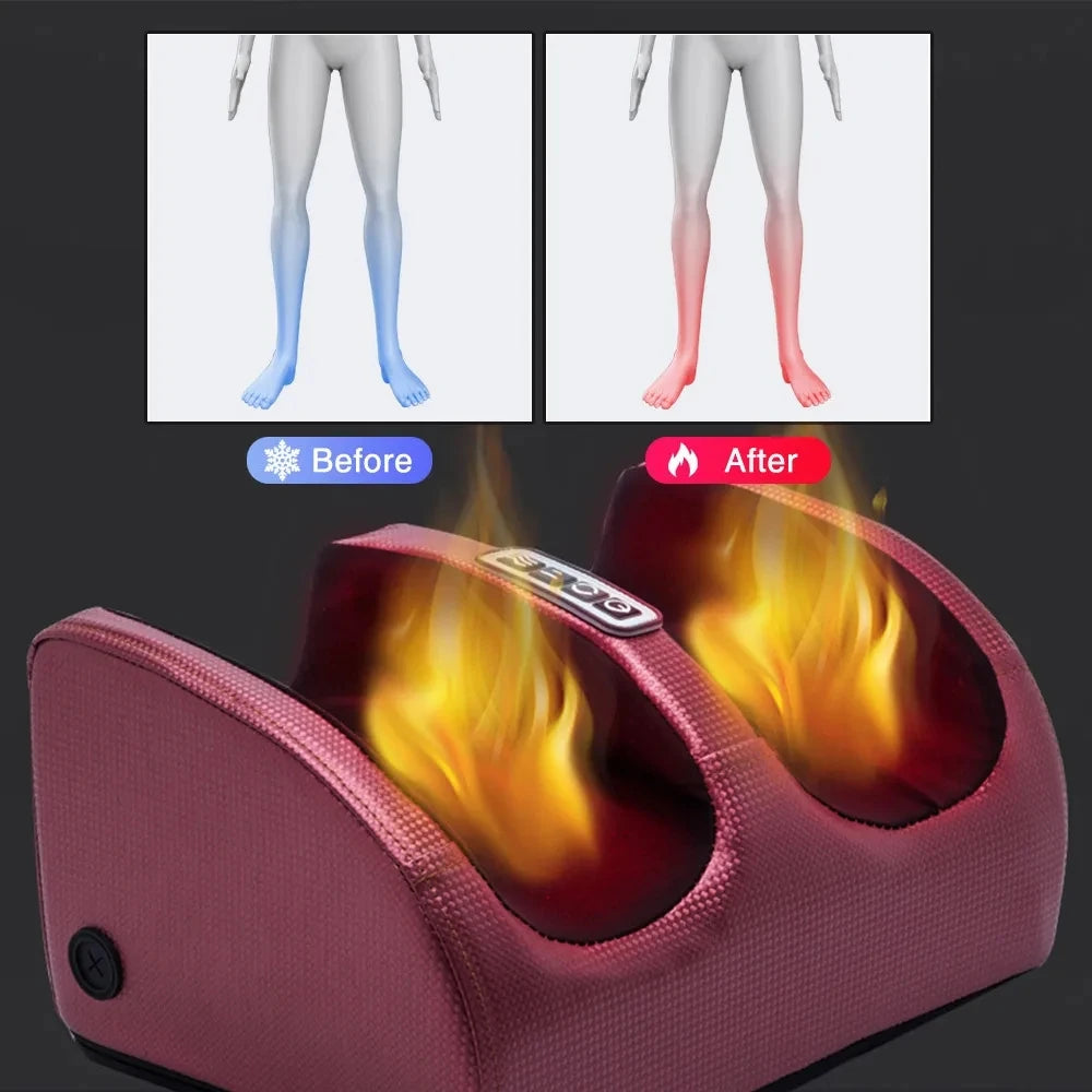Monclique Electric Foot Massager With Shiatsu Heat Therapy