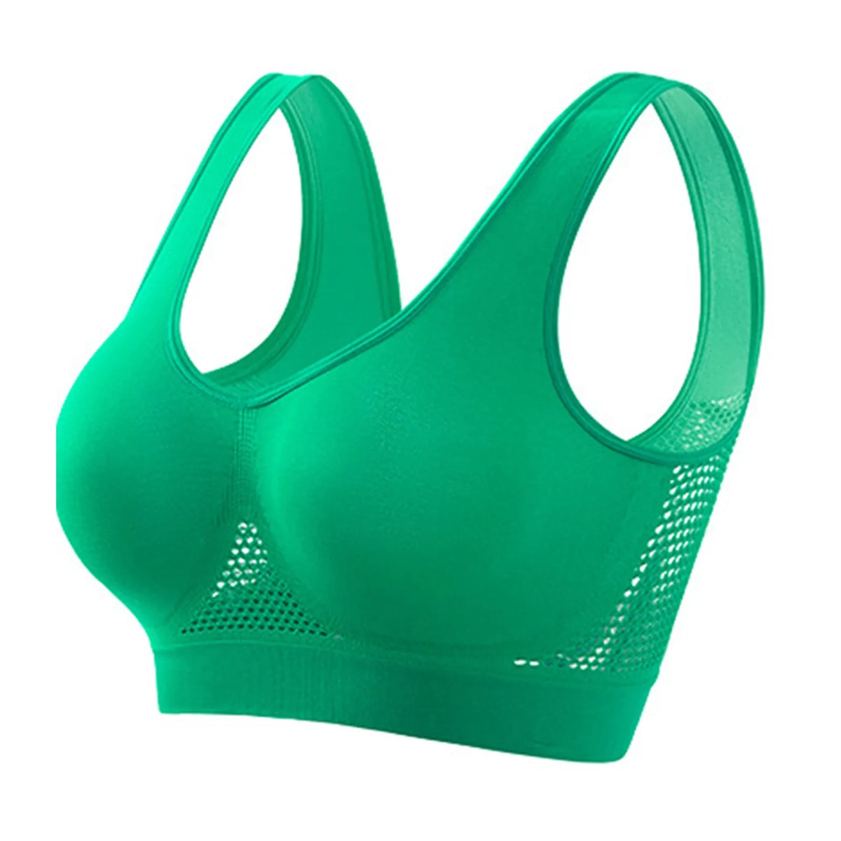 Womens High Support Racerback Sports Bra For Running Yoga Fitness