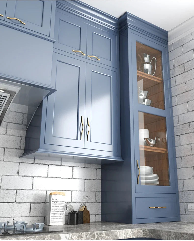 TONA Cabinet Handles And Knobs Set European Style Zinc Alloy