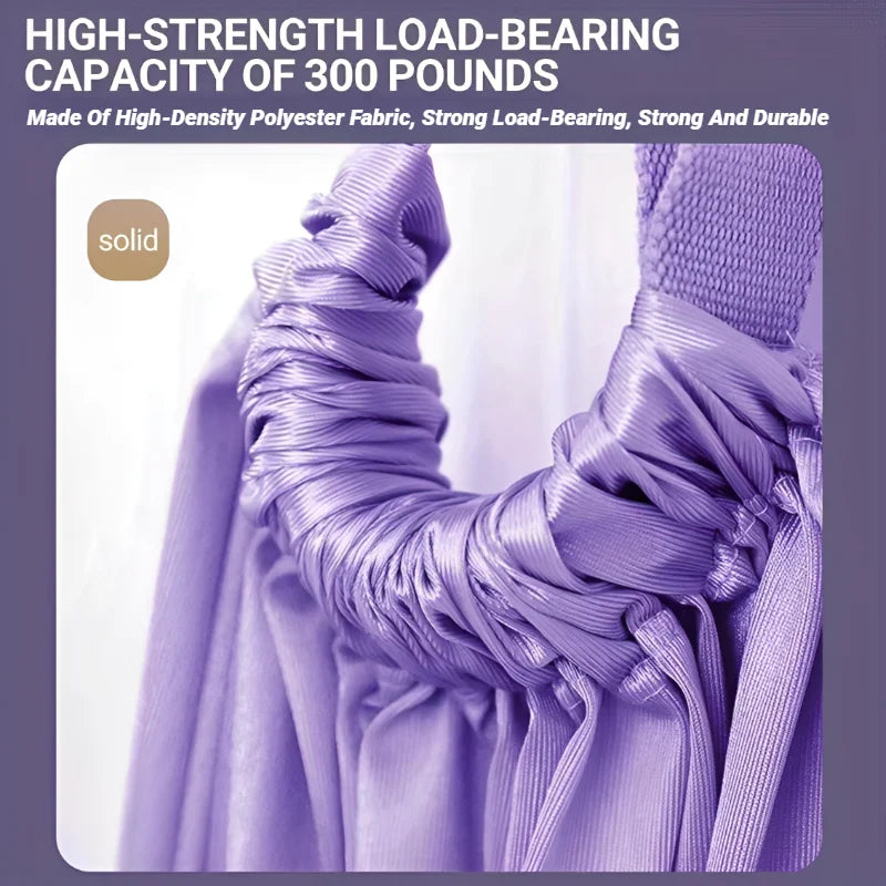 Adjustable Aerial Yoga Strap Pull Rope For Full Body Stretching