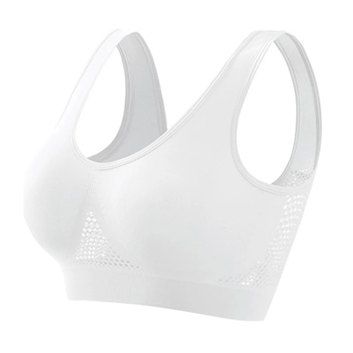 Womens High Support Racerback Sports Bra For Running Yoga Fitness