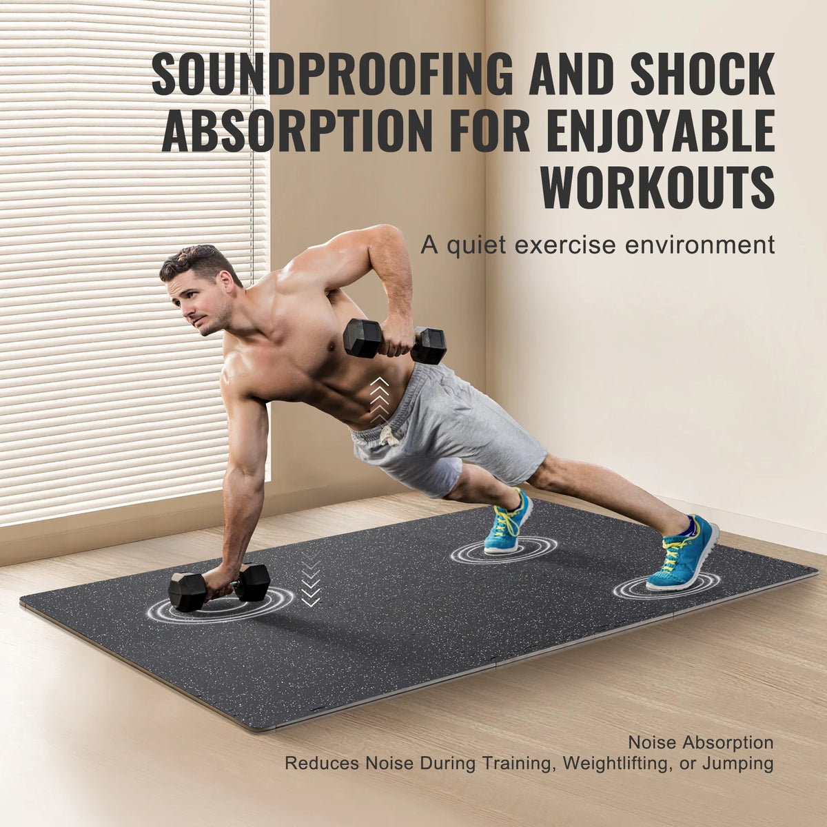 Succebuy Interlocking Rubber Foam Floor Mats For Gym Home
