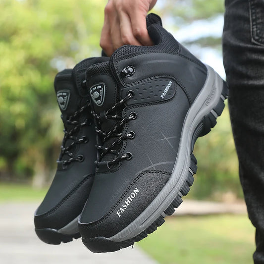 Big Running Men Waterproof Hiking Boots Outdoor Shoe