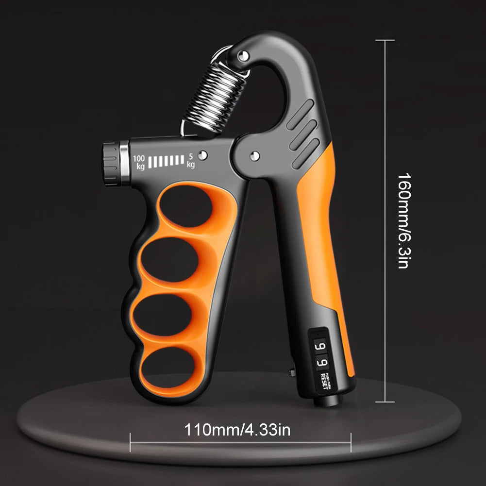 Adjustable Ergonomic Hand Grip Strengthener With Resistance Counter