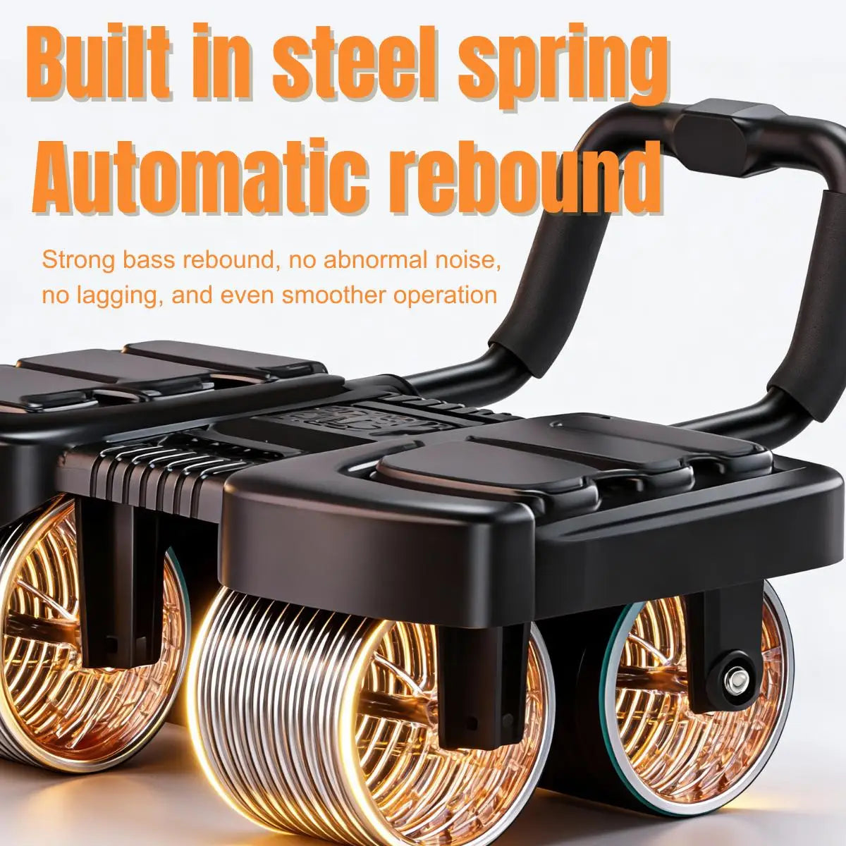 Relife Four Wheel Ab Roller With Automatic Rebound System