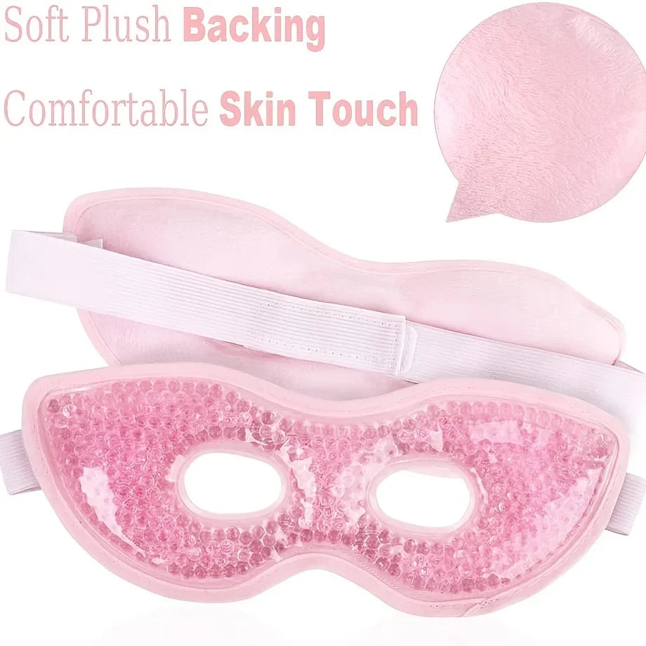 Reusable Cooling Gel Eye Mask For Puffiness And Swelling Relief
