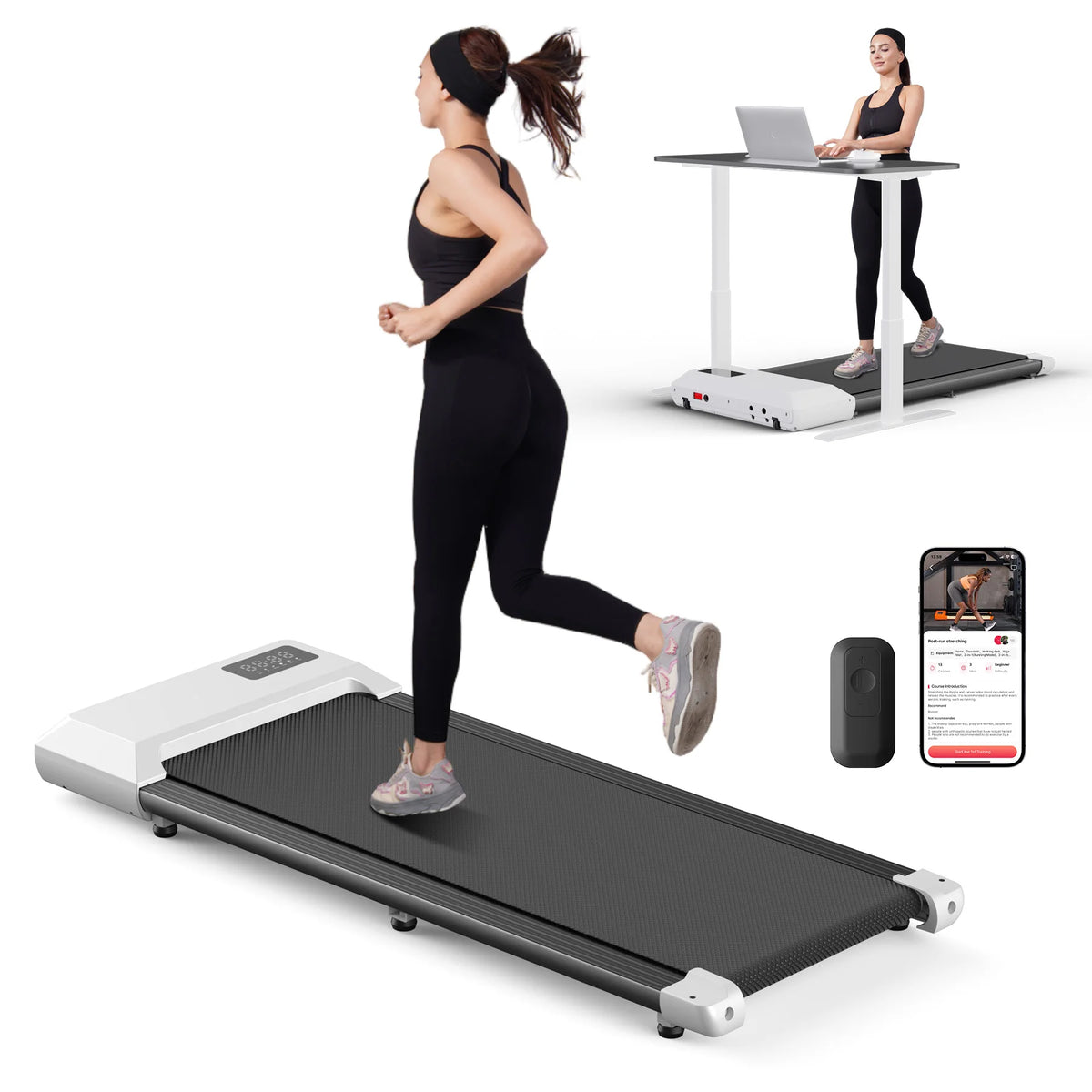 Superun 2.5HP Home Treadmill With LCD Display And Bluetooth