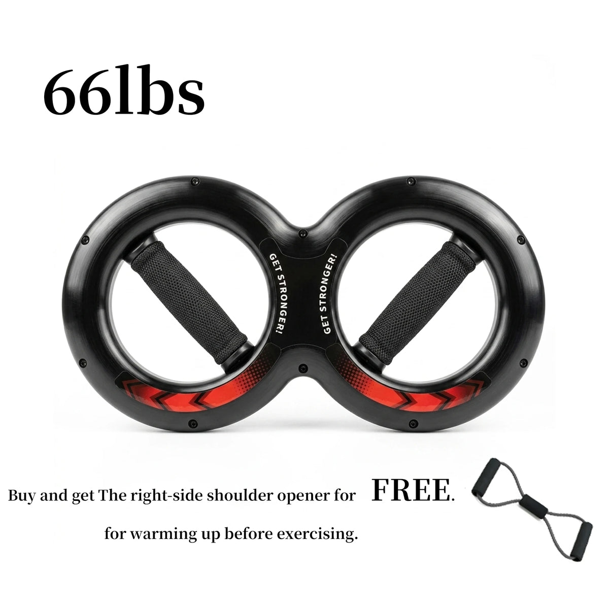 8 Shaped Arm Strength Trainer Wrist Forearm Exerciser